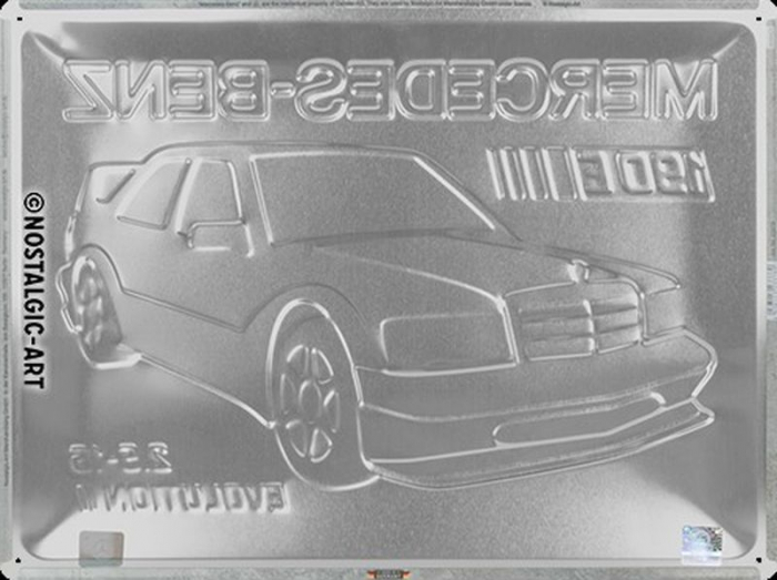 Blechschild Mercedes 190 3